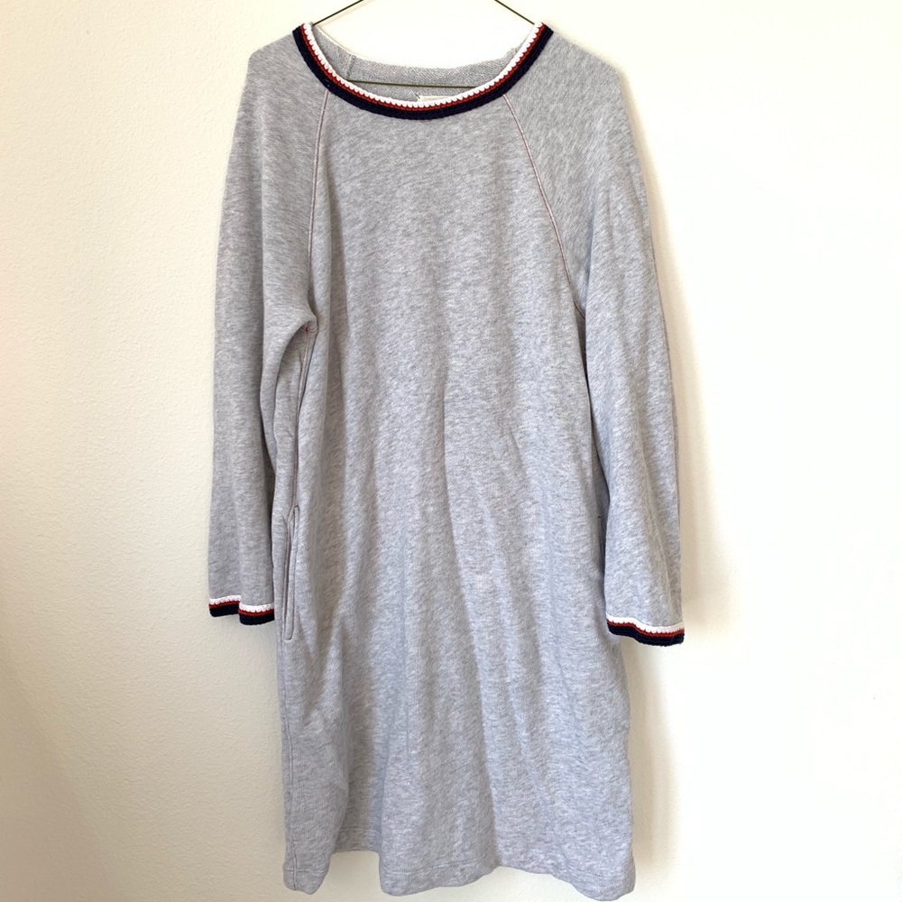 Lou & Grey sweater dress with festive trim